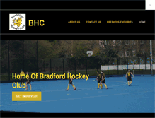 Tablet Screenshot of bradfordhockeyclub.org.uk